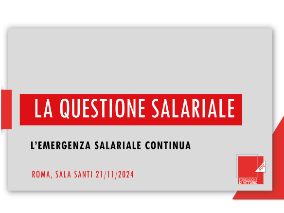 Rivedi la conferenza stampa Cgil su salari e diseguaglianze