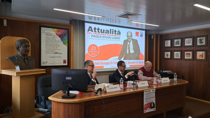 SEGUI LA DIRETTA DALLE 10:00 DELL'EVENTO - ATTUALITÀ DEL PENSIERO ECONOMICO DI PAOLO SYLOS LABINI