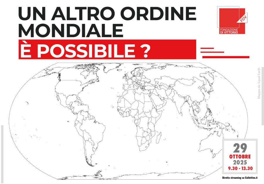 l'immagine mostra la grafica del convegno con una mappa del mondo
