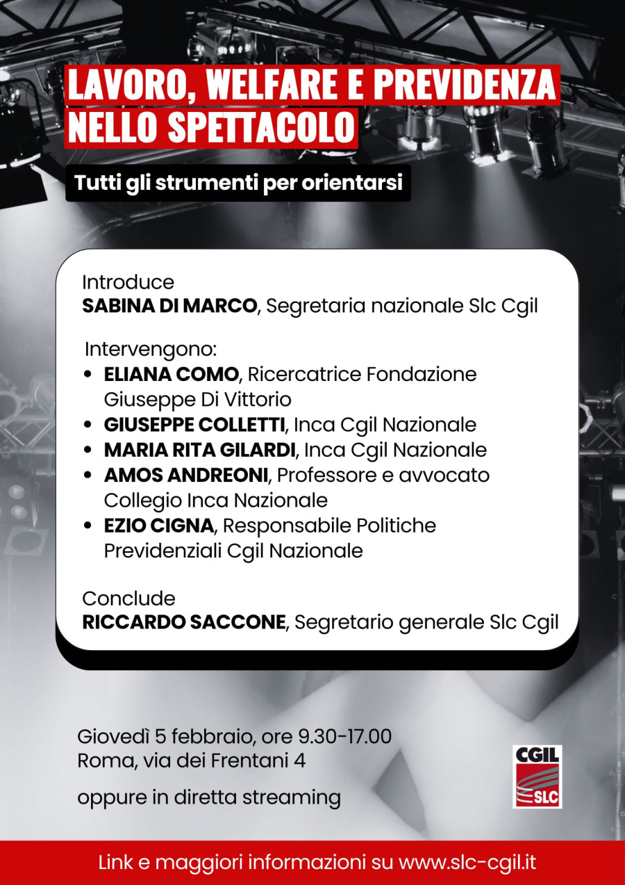 Locandina della giornata in cui è descritto il programma con i vari interventi