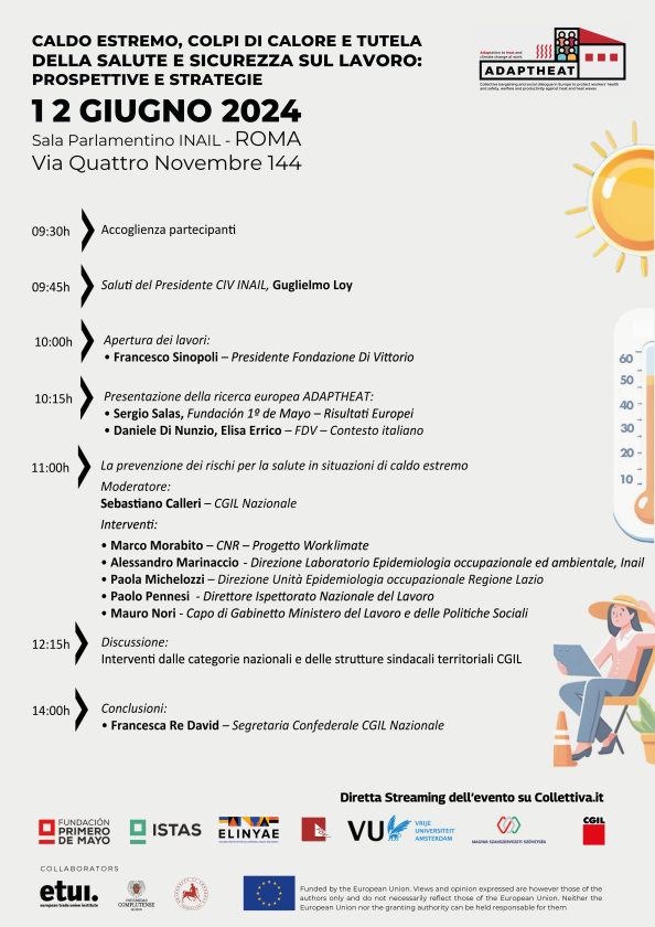 Caldo estremo, colpi di calore e tutela della salute e sicurezza sul lavoro: prospettive e strategie