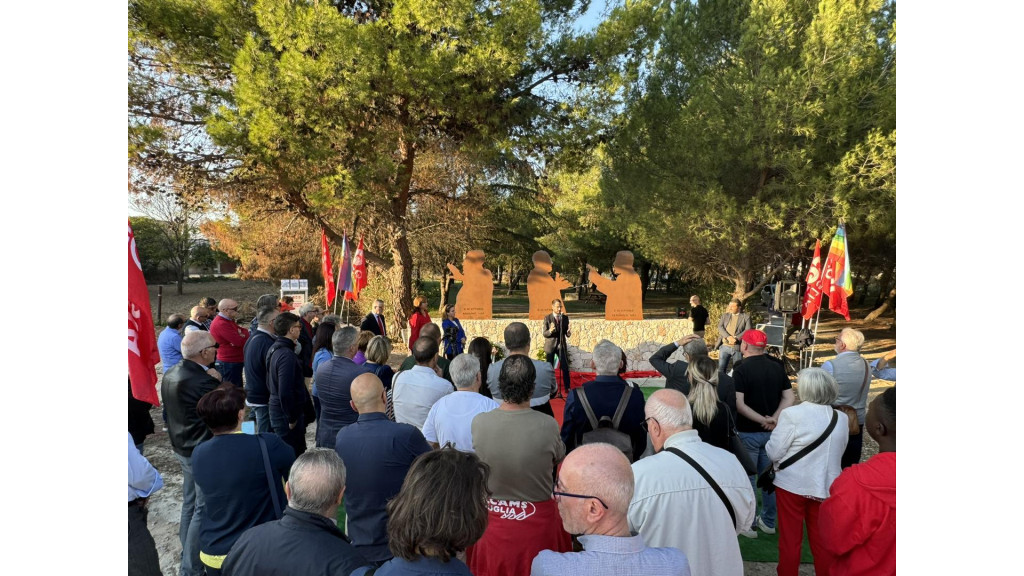 Orta Nova Masseria Cirillo, l'installazione dedicata a Di Vittorio